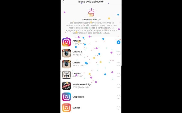 El sencillo truco para cambiar el logo moderno de Instagram por el clásico de Polaroid