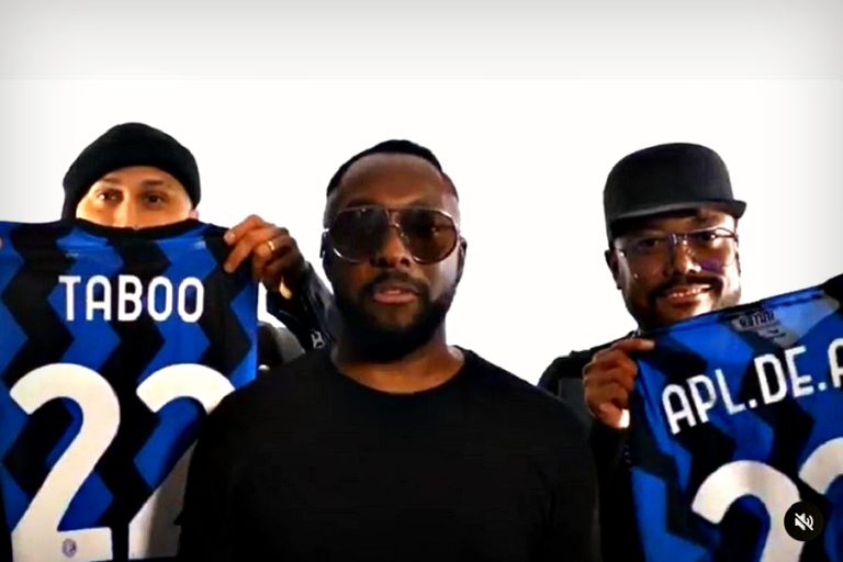 Con camiseta del Inter en mano: Black Eyed Peas realizó inesperado agradecimiento a Vidal