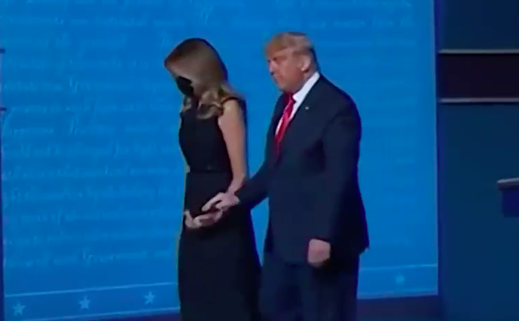 Melania hizo un nuevo desaire a Trump en pleno debate televisivo