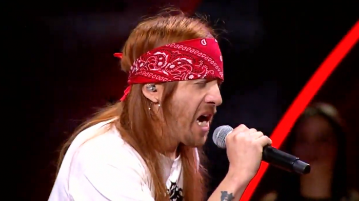 Encendió la competencia: Esta fue la delirante presentación de Axl Rose en Yo Soy