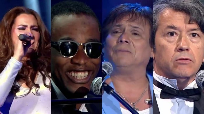 Duelo grandes de la música: Gloria Trevi, Ray Charles, Roberto Carlos y Raphael se la jugaron para seguir en el programa