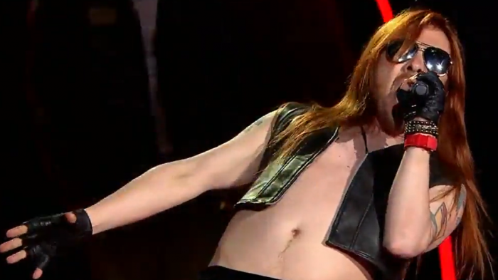 Impactante: Axl Rose dejó extasiado al jurado con su presentación