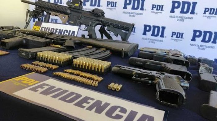 ¿Cuál es el verdadero poder de fuego de los delincuentes en Chile?