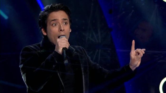 Raphael se lució sobre el escenario del programa con su imitación