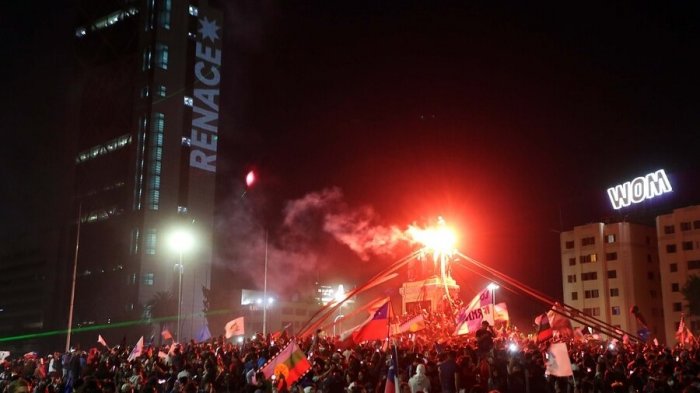 Plebiscito: Así fueron las celebraciones por el triunfo del Apruebo en todo Chile