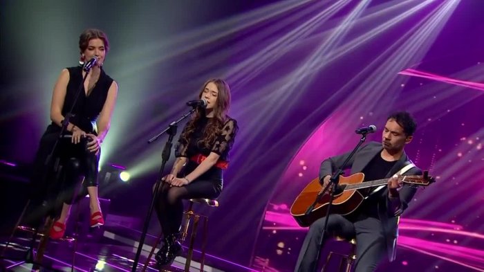 ¡Espectacular trío musical! Millaray Viera, Álvaro López y su hija Julieta debutan cantando como familia en televisión