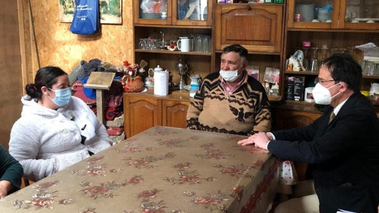 INDH visitó a familia de trabajador asesinado en Collipulli: 