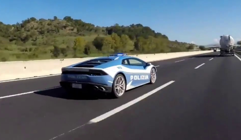 Policía italiana utilizó un Lamborghini Huracán para transportar riñón en tiempo récord