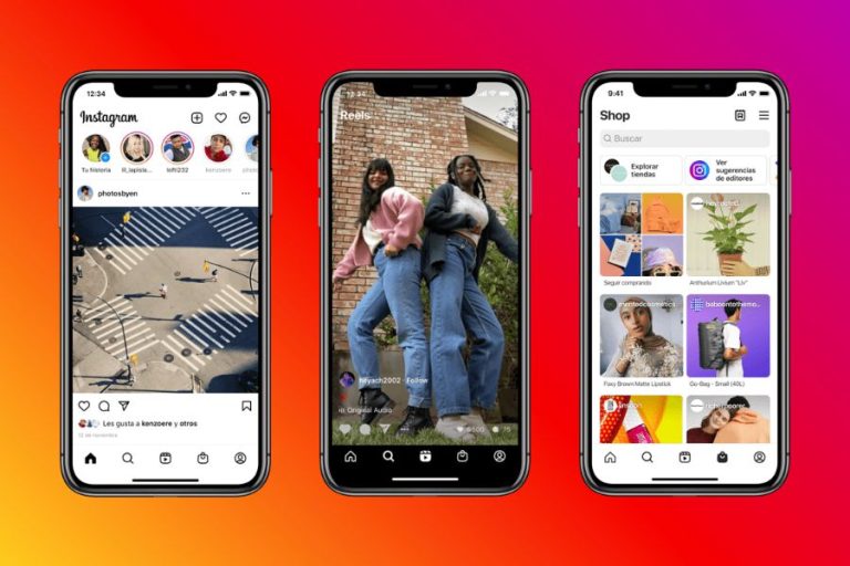 Nuevos cambios: Instagram suma Reels y compras como pestañas en su pantalla de inicio