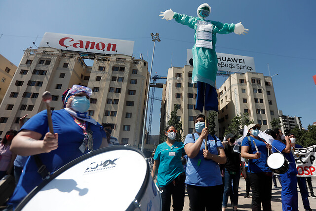 Gremios de la salud extienden paro nacional y apuntan al ministro Paris: 