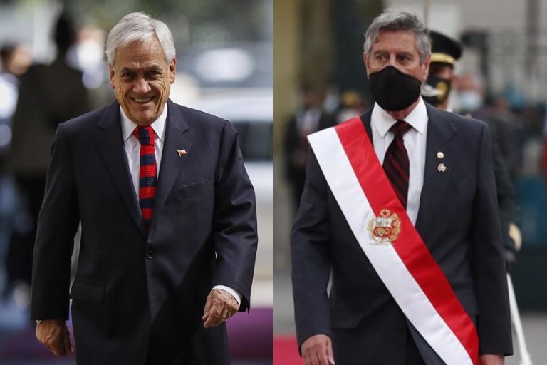 Presidente Piñera habló con el nuevo mandatario de Perú y destacó la importancia de la democracia y los DD.HH.