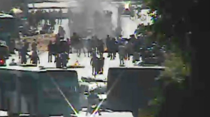 Vendedores ambulantes vuelven a manifestarse en Estación Central