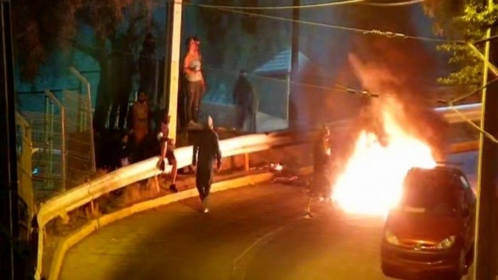 Turba destruyó centro comunitario de seguridad en Lo Barnechea