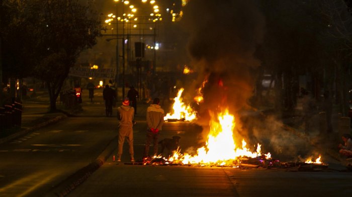 Menor murió atropellado en barricada durante manifestaciones en Huechuraba