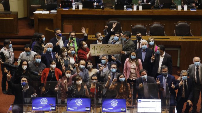 Cámara de Diputados aprobó con amplia mayoría el segundo retiro del 10% de las AFP