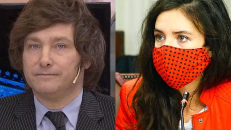 Javier Milei en picada contra Camila Vallejo: 