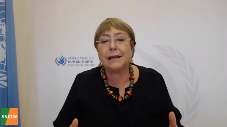 Bachelet en foro internacional: 