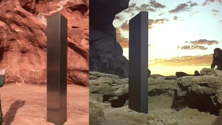Otra más de 2020: Encuentran figura de metal idéntica a la de clásico de Kubrick en medio del desierto en EE.UU.