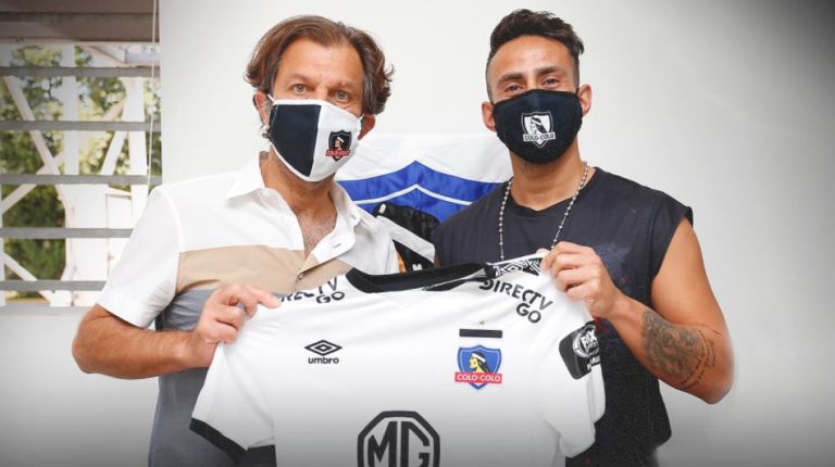 Valdivia es presentado en Colo Colo como nuevo refuerzo: 