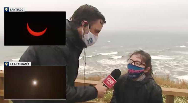 La divertida conversación entre Daniel Matamala y una niña sobre el próximo eclipse solar