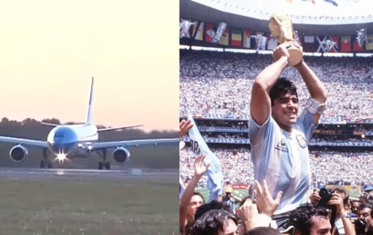 Como a Maradona contra Inglaterra: El relato argentino del despegue del avión que fue por las vacunas