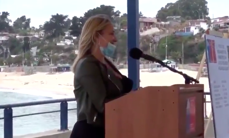 Diputada Hoffmann fue increpada por pescadores durante inauguración de caleta en El Quisco