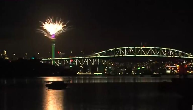 Ya le dijeron adiós al 2020: Así festejó Nueva Zelandia el nuevo año