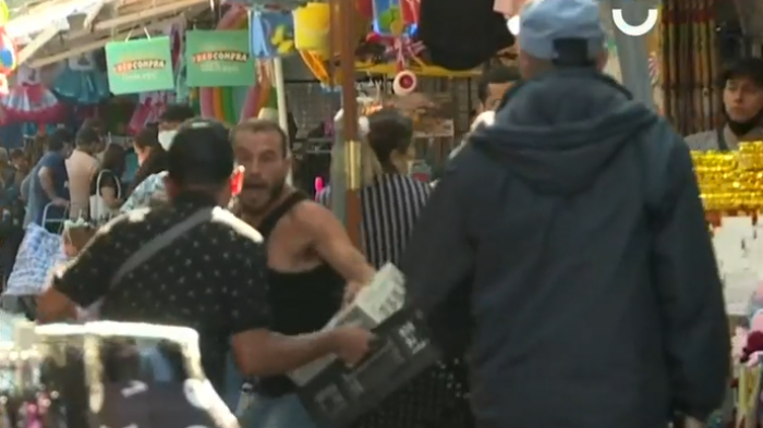 Camarógrafos de Contigo En La Mañana captan en vivo y en directo pelea en barrio Meiggs