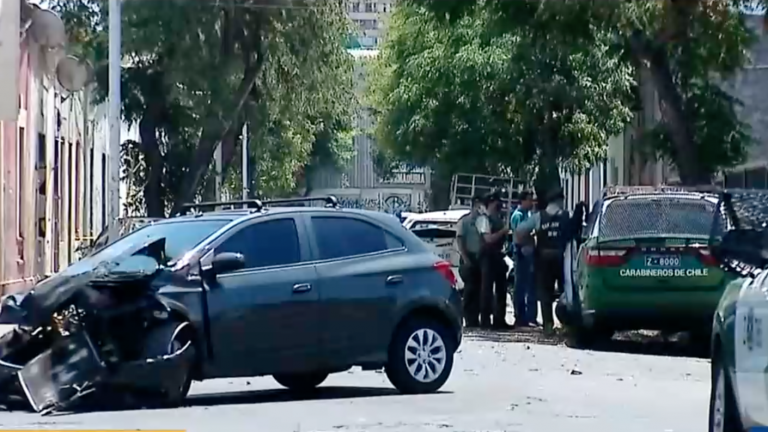 Los delincuentes escaparon: Persecución policial terminó con accidente que involucró a tres vehículos