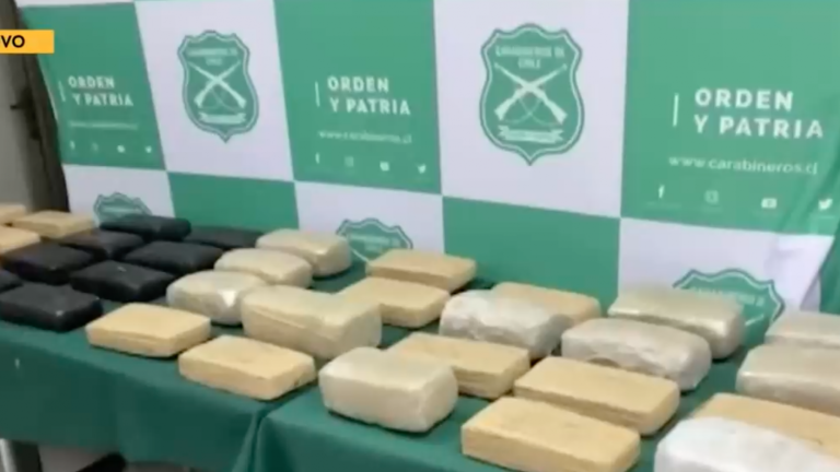 Operativo policial desbarató a una banda de narcotráfico que operaba en Calama y Santiago