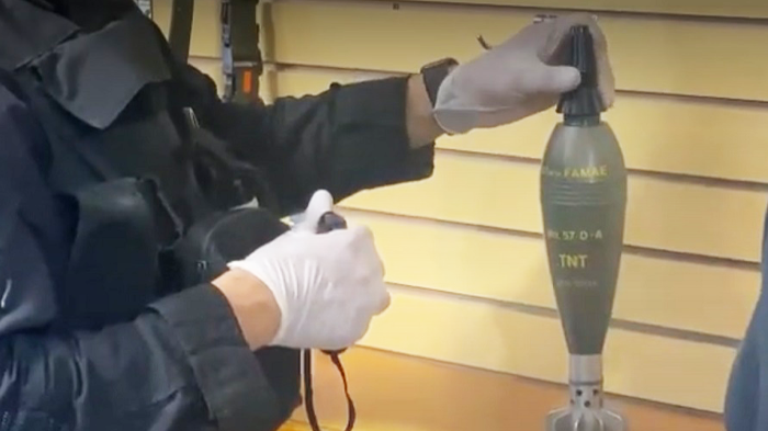 PDI incautó granada de mortero en tienda de pesca en Talagante