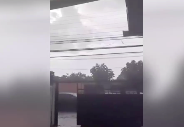 Tormenta eléctrica y granizos con 33°C: El inusual fenómeno climático registrado en Chillán