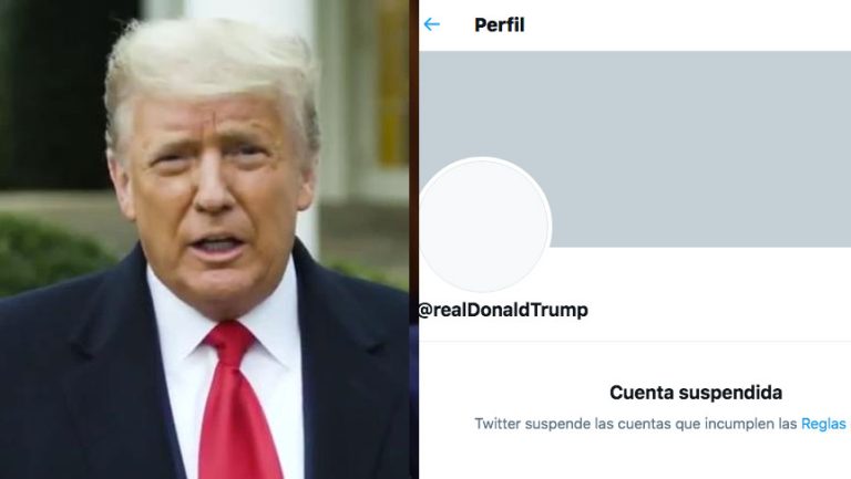Twitter decide suspender la cuenta de Donald Trump de forma 