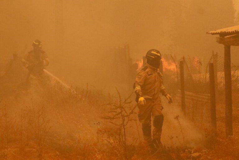 Alerta Roja en Valparaíso y Quilpué por incendio forestal que consume casi 400 hectáreas