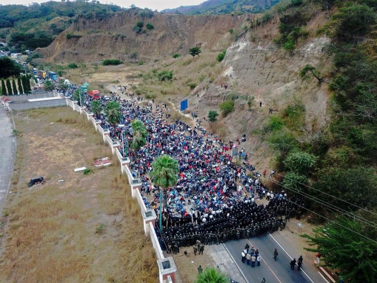 Son más de 9 mil hondureños: Primera caravana migrante del año tiene como meta llegar a Estados Unidos