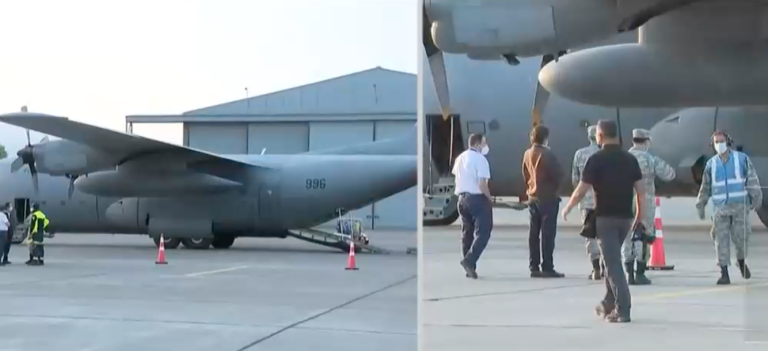 FACh traslada a pacientes COVID-19 críticos de Antofagasta a Santiago