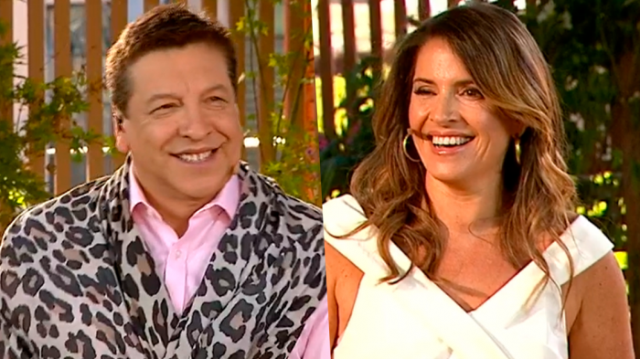 Con mucho frío pero felices: Julio César y Monserrat Álvarez inauguraron el nuevo estudio de Contigo En La Mañana