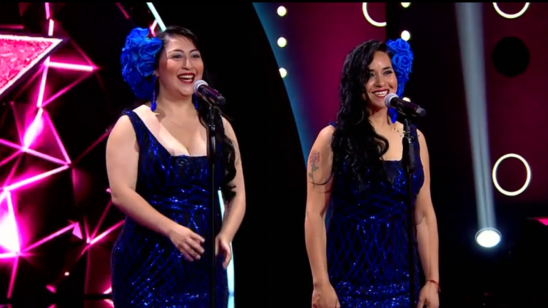 Excelente armonía: Las hermanitas Calle cautivaron al jurado con su interpretación