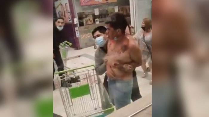 Dos guardias fueron apuñalados por violento 