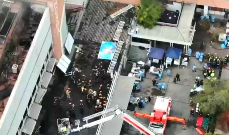 “Fue muy complejo y desafiante”: Así salvaron los 350 pacientes del San Borja el día que se incendió