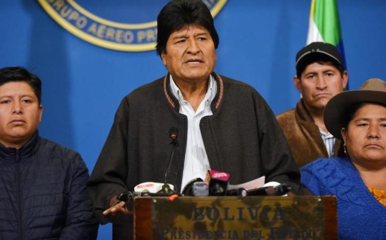 Evo Morales tilda de 
