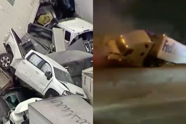 Videos muestran impresionante choque en cadena de más de 70 autos: 6 personas murieron