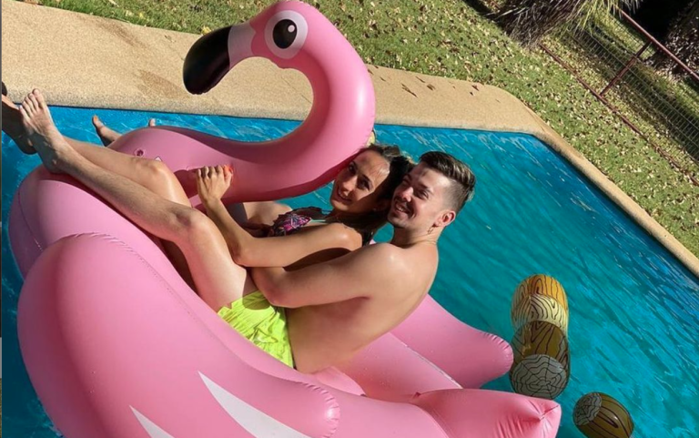 Vacaciones en Cancún: Nano Calderón y su novia se fueron de viaje