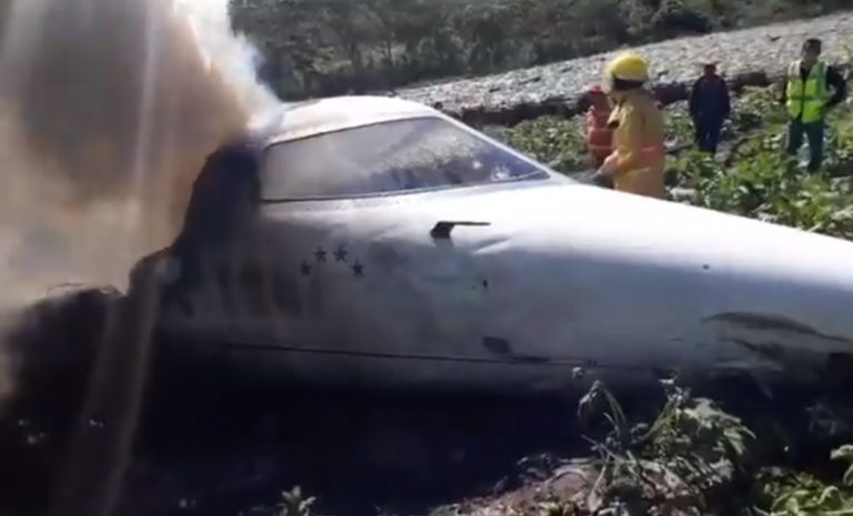 Accidente de la Fuerza Aérea Mexicana dejó 6 muertos tras desplomarse un avión