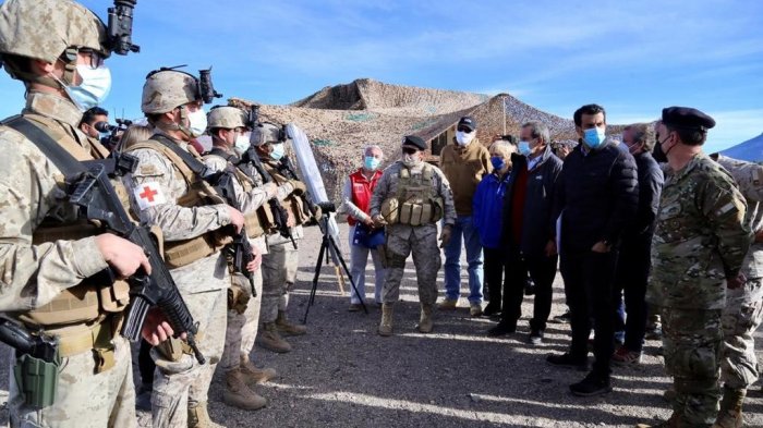 Ministro del Interior, de Defensa y Relaciones exteriores visitan Colchane y anuncian primer vuelo de expulsión de migrantes