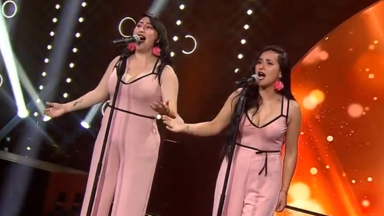 La alegría se adueñó del escenario: Las Hermanitas Calle encantaron al jurado con su presentación