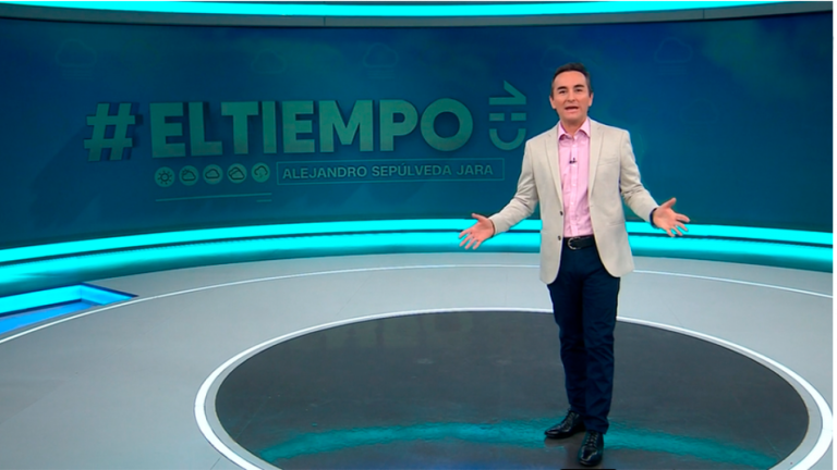 Alejandro Sepúlveda y el informe del tiempo para este lunes 15 de febrero