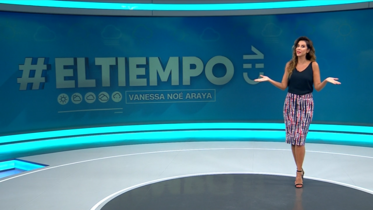 Vanessa Noé y el informe del tiempo para este martes 16 de febrero