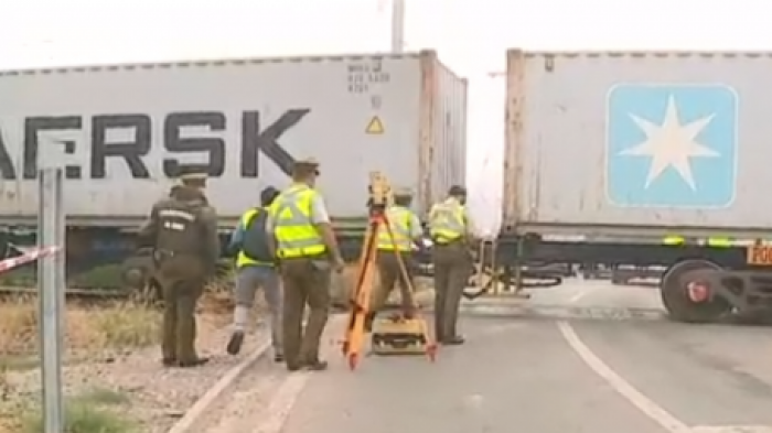 Conductor falleció tras ser impactado por tren de carga en Padre Hurtado