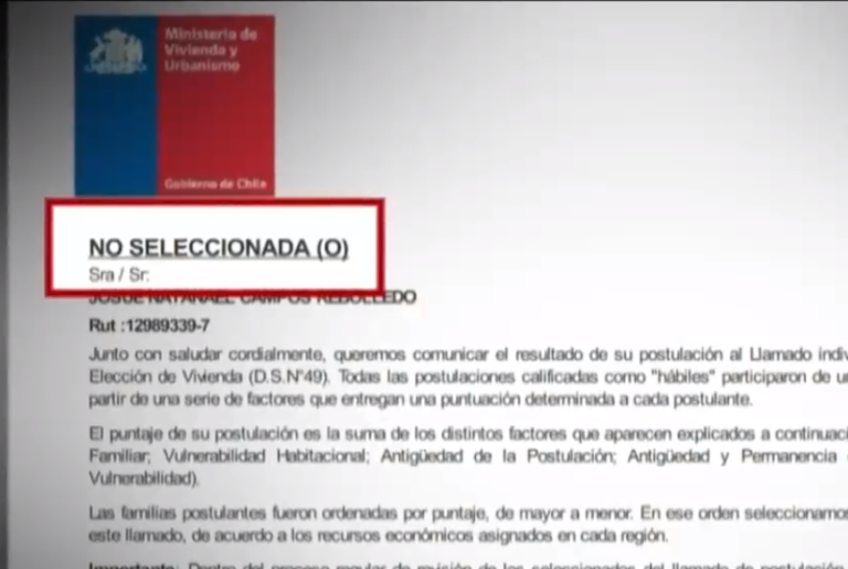 Siguen denuncias por error en entrega de Subsidio Habitacional: Minvu responde a los afectados